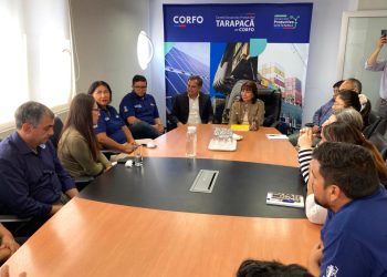 Nueva Seremi de Economía se reunió con funcionarios de CORFO Tarapacá