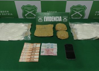 Pasajera boliviana viajaba desde Iquique a Santiago con pasta base y ketamina