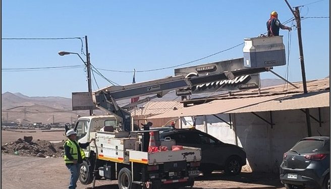 CGE refuerza acciones contra el hurto de energía y conexiones irregulares en Alto Hospicio