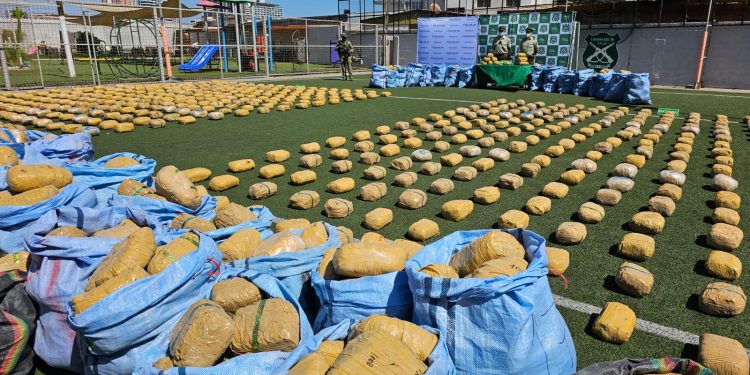 Incautación de acopio con 1.845 kilos de marihuana eleva los decomisos a casi 24 toneladas en los primeros meses de este año
