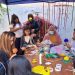 Estudiantes de Iquique aprenden el arte de las flores de papel junto a Tesoro Humano Vivo