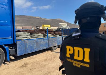 Investigación de PDI y Fiscalía incautan 28,5 toneladas de cobre robado que serían contrabandeados hacia Perú