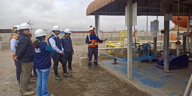 Revisan condiciones operacionales de planta de abastecimiento de gas en Alto Hospicio