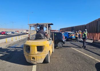 Refuerzan controles al transporte informal en el Aeropuerto Diego Aracena de Iquique