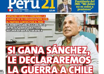 Antauro Humala agita la campaña peruana con amenazas de conflicto bélico contra Chile