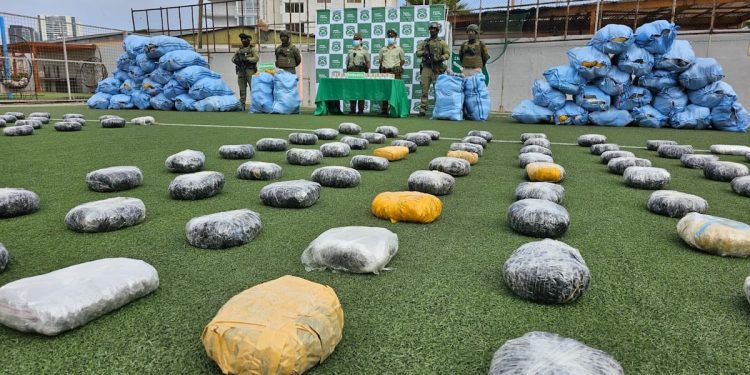 Estrategia de barrera al crimen organizado permite incautar 2,7 toneladas de drogas en Calama y sectores fronterizos