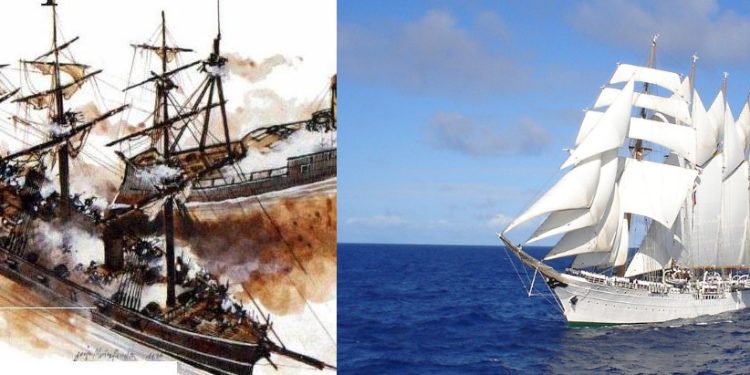 De la nave de Prat al actual Buque Escuela: La evolución de la Esmeralda en tamaño, tecnología y velocidad