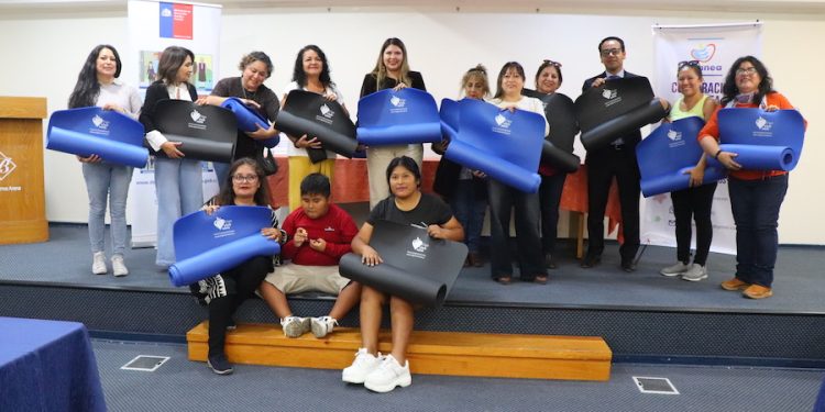 Corporación Afanea recibió equipamiento para talleres de autocuidado