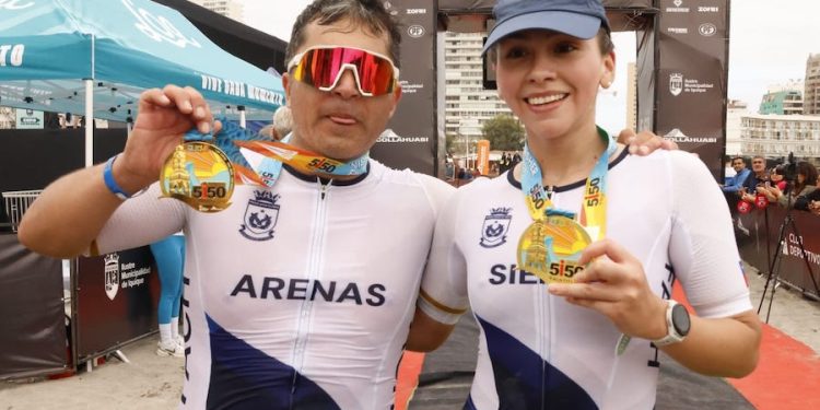 FACH obtuvo una destacada participación en el “Ironman 5150 Iquique Triathlon”