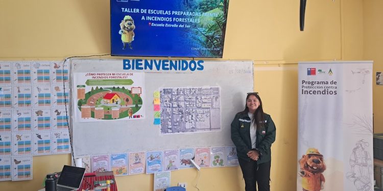 Estrella del Sur de Pozo Almonte certificada en programa Escuelas Preparadas para prevenir incendios forestales