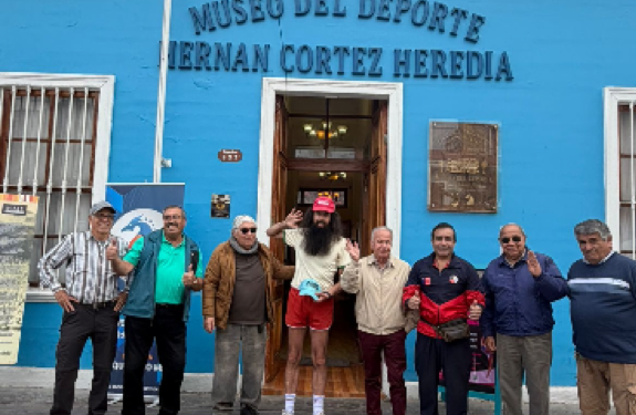 Forrest Gump chileno es homenajeado por el Museo del Deporte Hernán Cortez Heredia