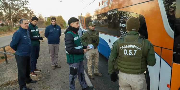 SAG intensifica fiscalización por Mosca de la Fruta con controles carreteros simultáneos en tres regiones del país