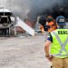 Simulacro de accidente aéreo movilizó a cerca de 100 estudiantes en el Aeropuerto Diego Aracena