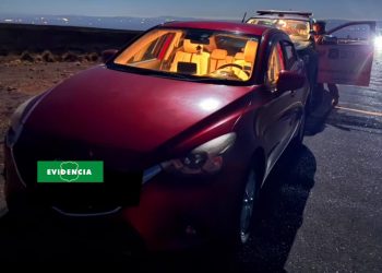 Vehículo con encargo por robo fue recuperado tras persecución en la Ruta A-65 área de Ujina
