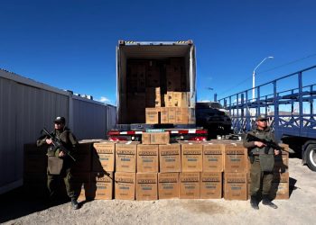 Carabineros incautó más de 549 mil cajetillas de cigarrillos de contrabando en Colchane