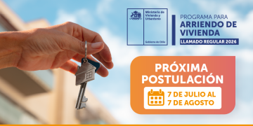 Minvu anunció la próxima apertura del llamado al Subsidio de Arriendo de 2026
