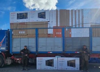 Carabineros incautó 330 televisores de contrabando en Colchane