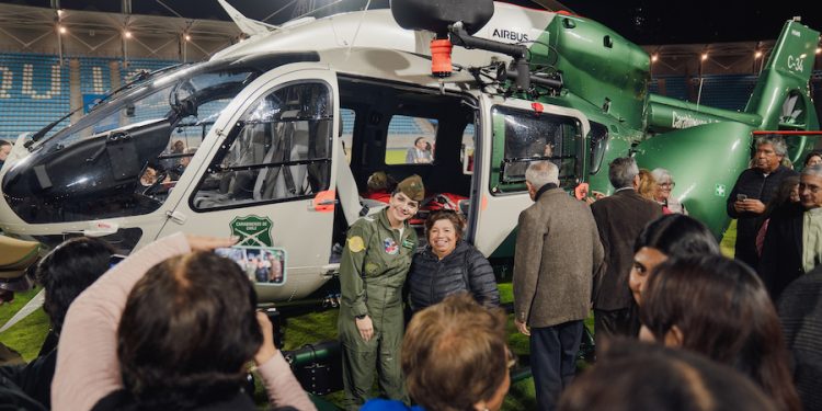 Compromiso cumplido: GORE Tarapacá entregó a Carabineros uno de los helicópteros policiales más modernos del país
