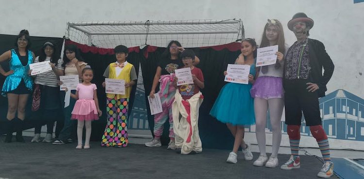 Taller Integral de Circo de la Junta de Vecinos «Ramón Pérez Opazo» realizó su actividad de cierre