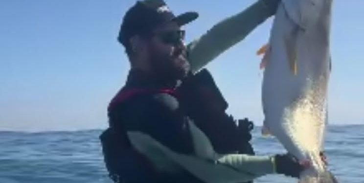 Deportista capturó corvina de 18 kilos y más de un metro en Caleta San Marcos
