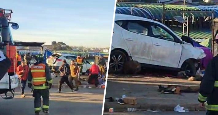 Seis fallecidos en feria de Viña del Mar: Auto además atropelló a cinco adultos y dos lactantes