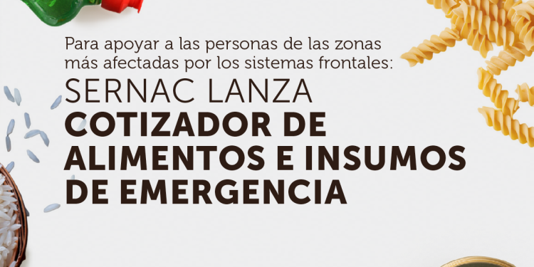 Sernac lanza cotizador de alimentos e insumos de emergencia