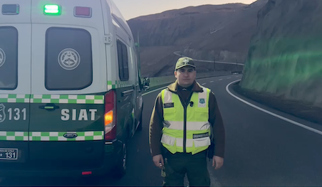 Mujer murió esta madrugada en accidente carretero en Ruta A-16