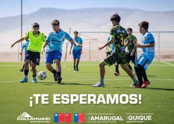 Abren convocatoria para Campeonato Interescolar Fútbol 11 “Copa Collahuasi 2026”