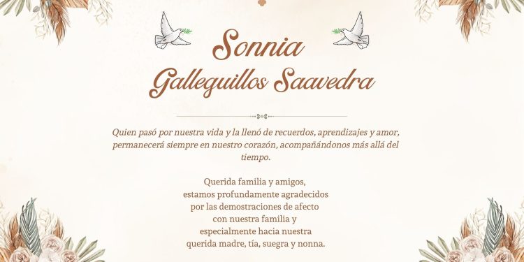 El último adiós a una maestra inolvidable: El legado de Sonnia Galleguillos Saavedra (1932 – 2026)