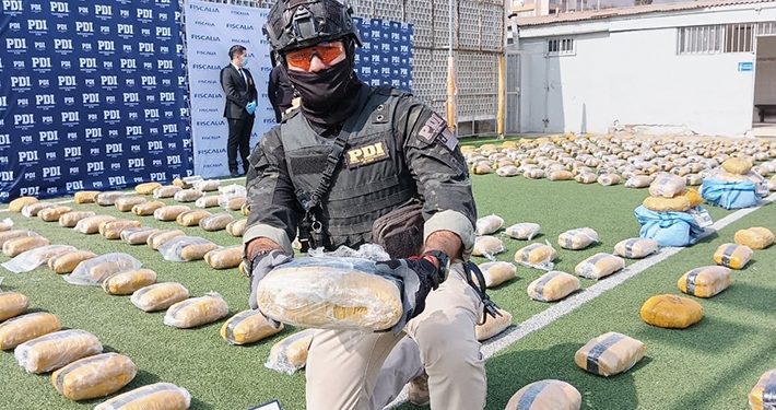 PDI incautó más de 800 kilos de cannabis: Hay un detenido