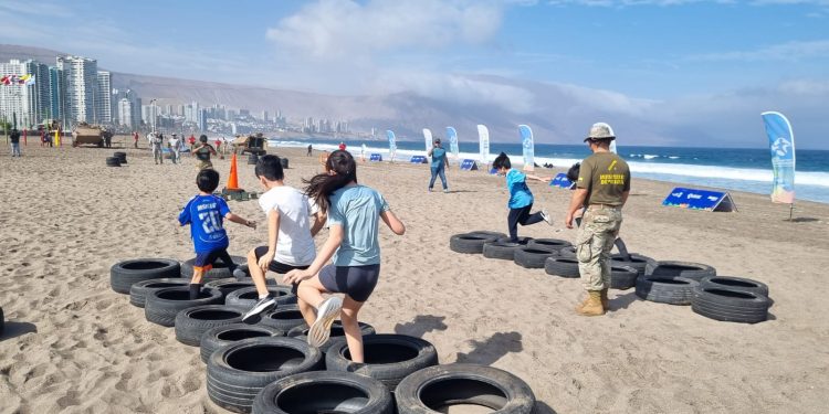 Iquique promovió la vida saludable con masiva jornada de CrossFit familiar organizada por SENDA Previene Iquique