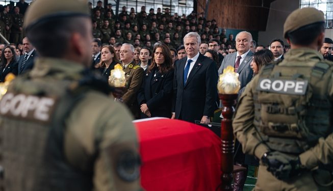 Presidente José Antonio Kast asistió a responso fúnebre del cabo primero Marcos Cosme