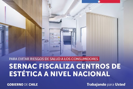 SERNAC fiscaliza a los Centros de Estética a nivel nacional