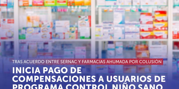 Comienza pago a beneficiarios del Control del Niño Sano tras acuerdo judicial entre Sernac y Farmacias Ahumada