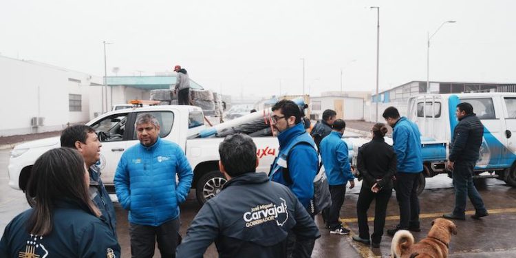 GORE Tarapacá y Consejo Regional entregan insumos a SENAPRED para reforzar respuesta ante precipitaciones