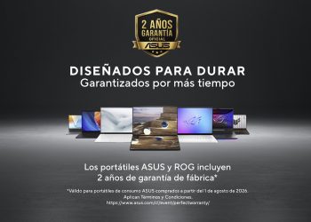 ASUS refuerza su compromiso con la calidad e incrementa a 2 años la garantía estándar en sus laptops de consumo
