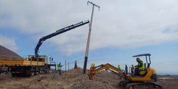 CGE desplegó equipos para recuperar suministro tras temporal de viento en Iquique