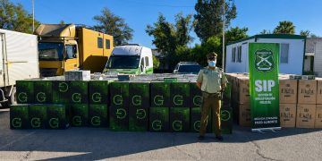 Carabineros incauta más de 325 mil cajetillas de cigarrillos de contrabando en la provincia del Tamarugal