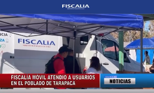 Fiscalía Móvil se desplegó en pueblo de Tarapacá