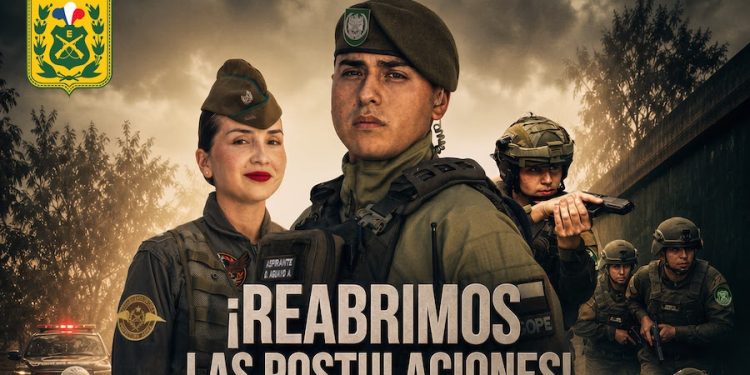 Se amplía proceso de Admisión 2027 a la Escuela de Carabineros con nuevas oportunidades