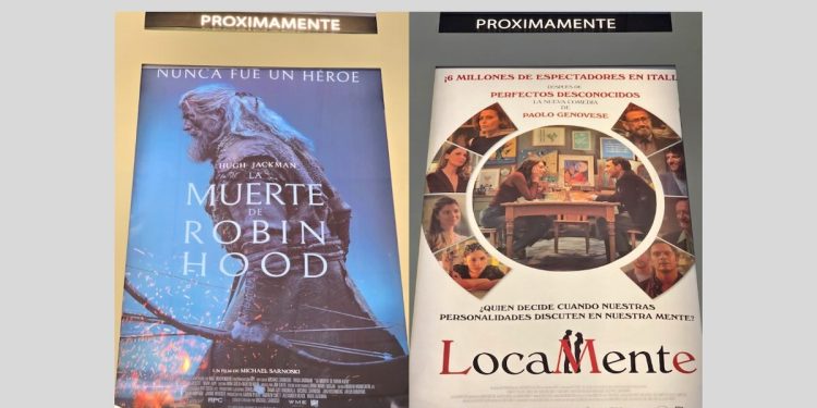 La Muerte de Robin Hood y LocaMente no se exhiben en Cine de Iquique