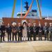 En la grada de construcción de ASMAR se instaló el primer bloque del segundo buque multipropósito LPD “Rapa Nui”