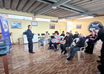 ISL realiza jornada informativa y de prevención de riesgos para trabajadores de la pesca artesanal