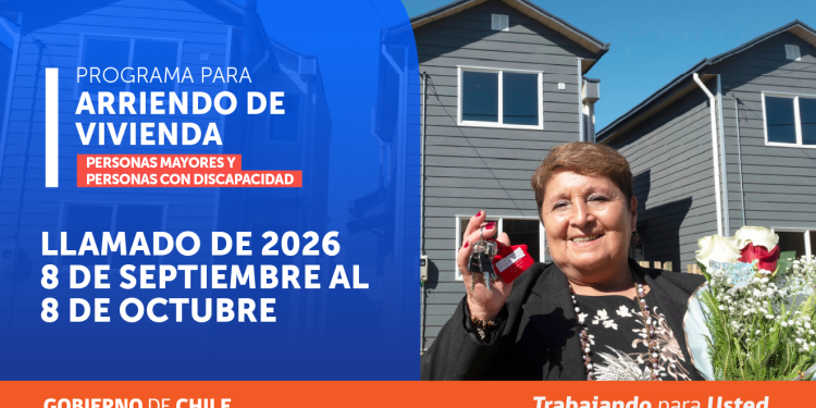 Minvu anuncia la próxima apertura del llamado de 2026 al Subsidio de Arriendo para Personas Mayores y Personas con Discapacidad