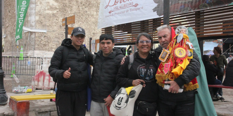Devotos ariqueños llegaron a la quebrada de Tarapacá para celebrar con fervor a San Lorenzo