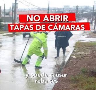 SISS llama a la comunidad a no abrir cámaras de alcantarillado para evacuar aguas lluvias