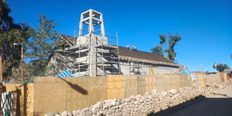 Restauración de la Iglesia Nuestra Señora de la Candelaria de Sotoca alcanza un 83% de ejecución y entra en su etapa final