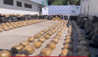 10 años de cárcel por tráfico de 2 toneladas 871 kilos de droga