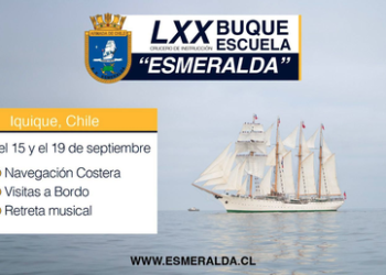 Buque Escuela Esmeralda ya está en Iquique / Mañana comienza sus actividades oficiales