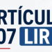 El artículo 107 vuelve al centro